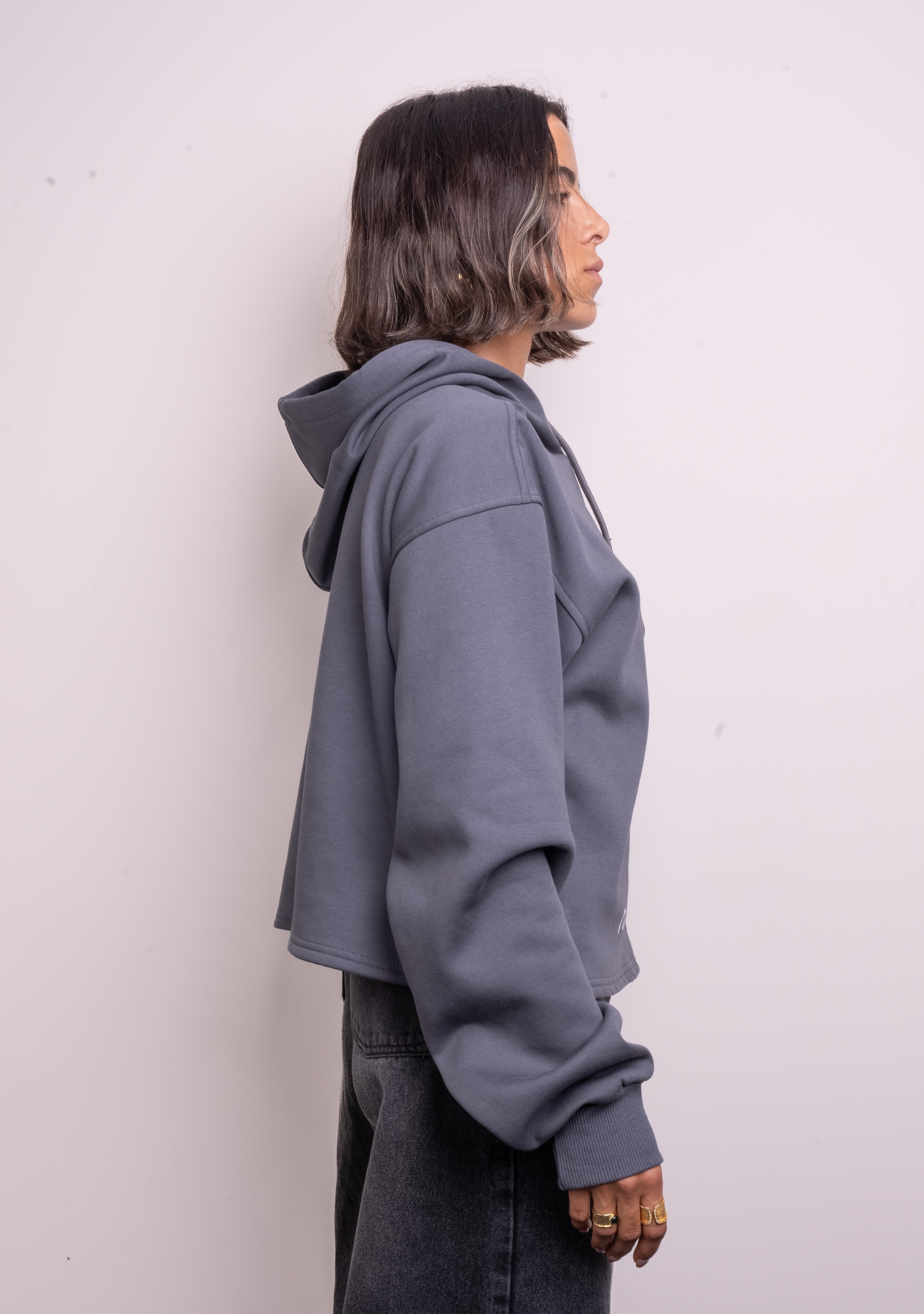 Nice not Naive Cropped Hoodie