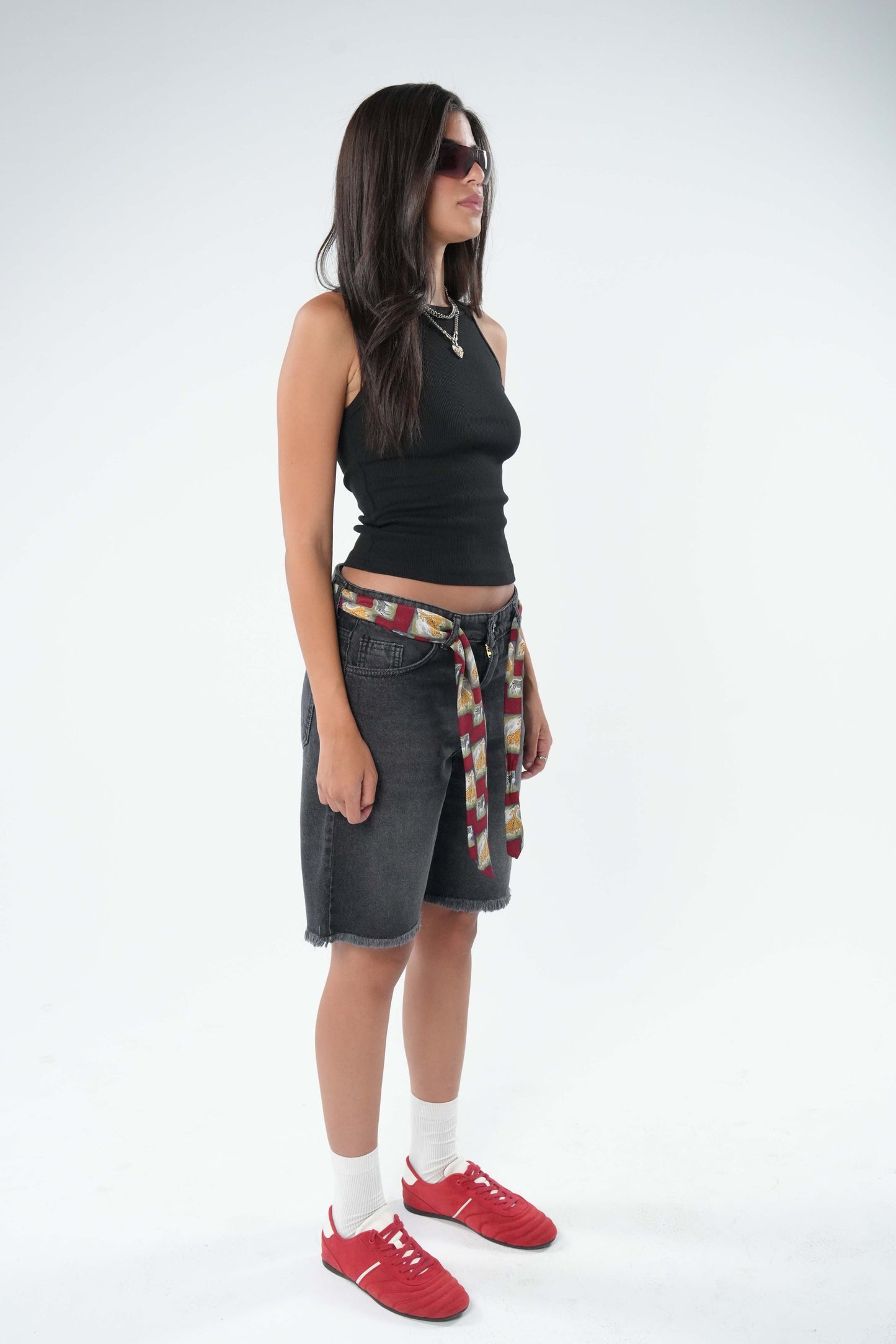 Denim Short - Black