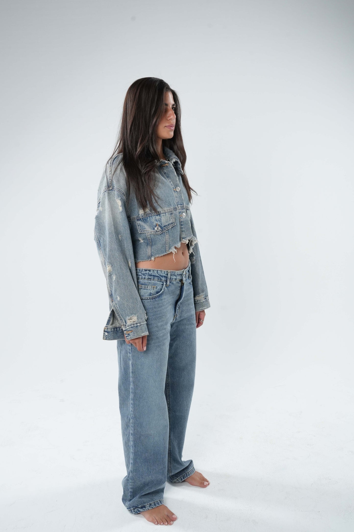 Low Waist Denim - Light Denim