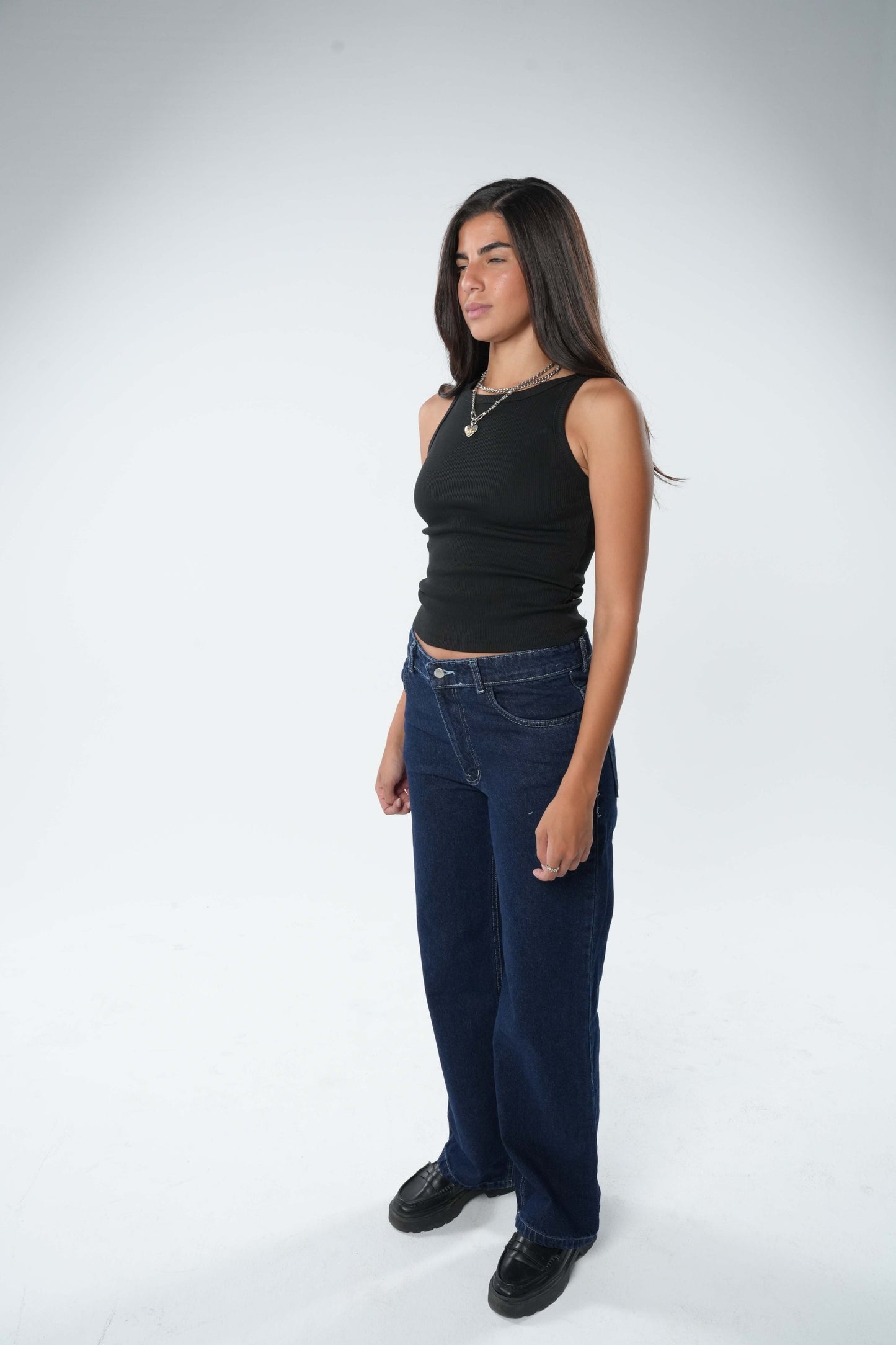 Low Waist Denim - Midnight Blue