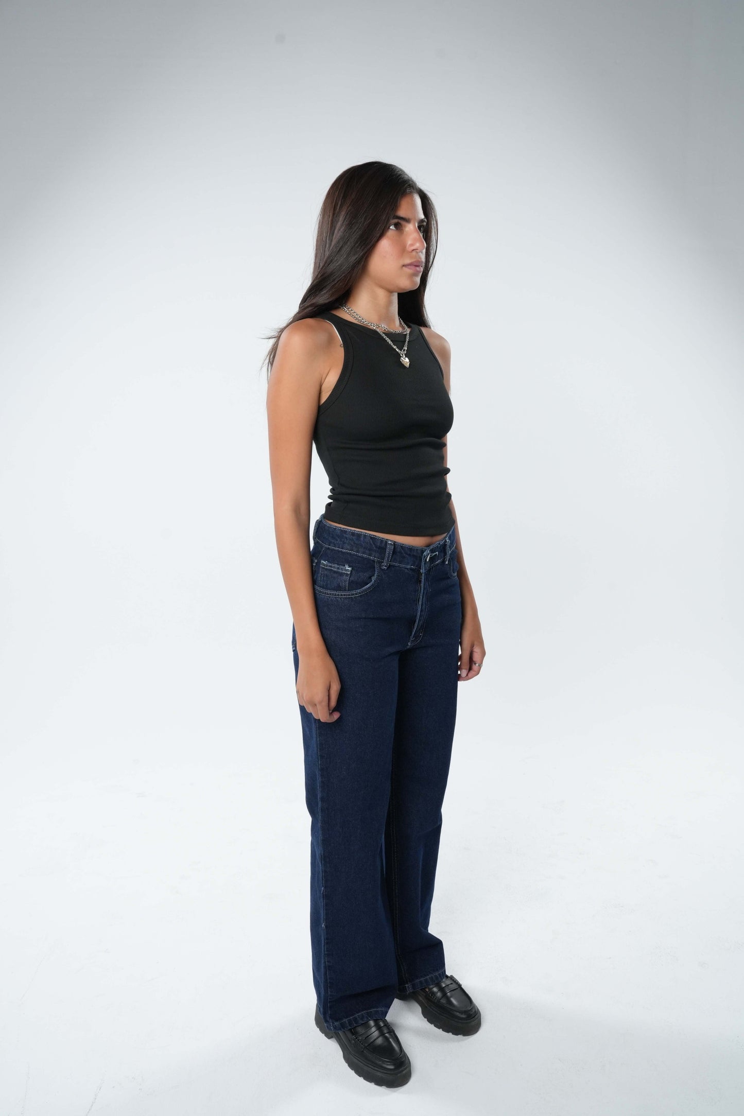 Low Waist Denim - Midnight Blue