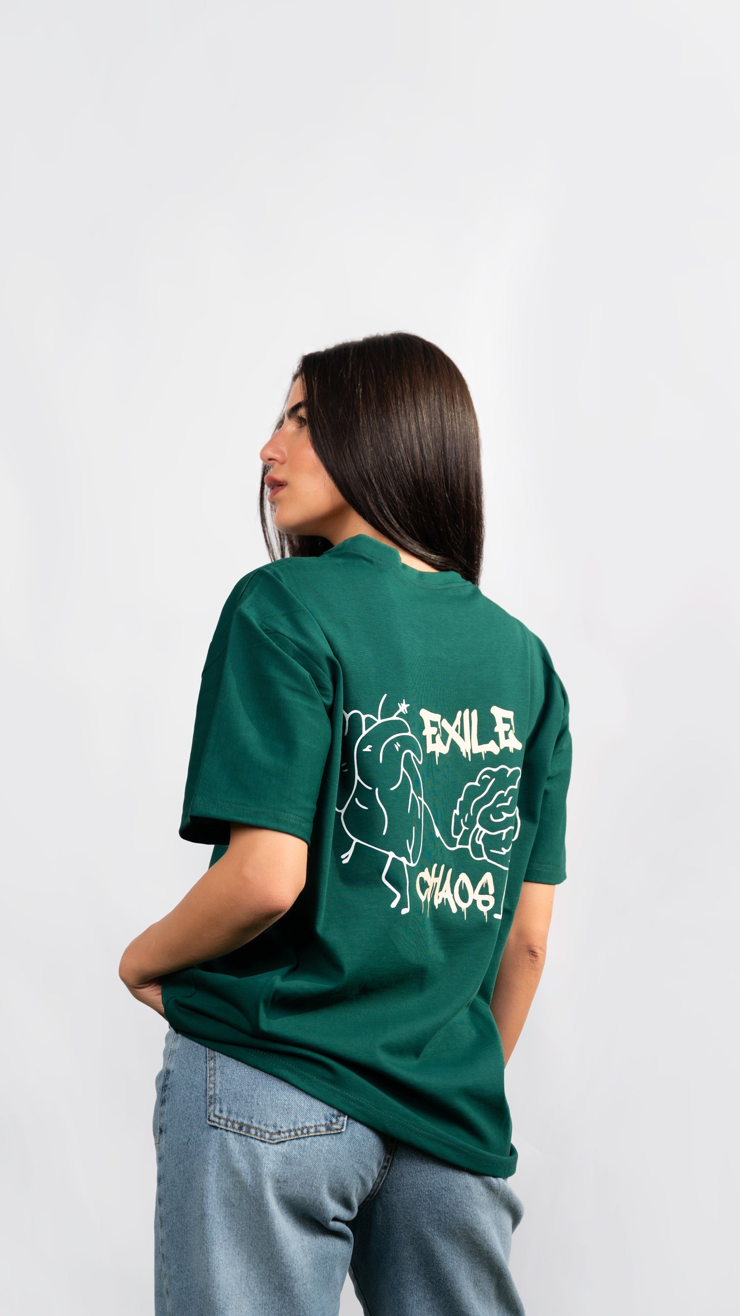 "Exile Chaos" Oversized tee