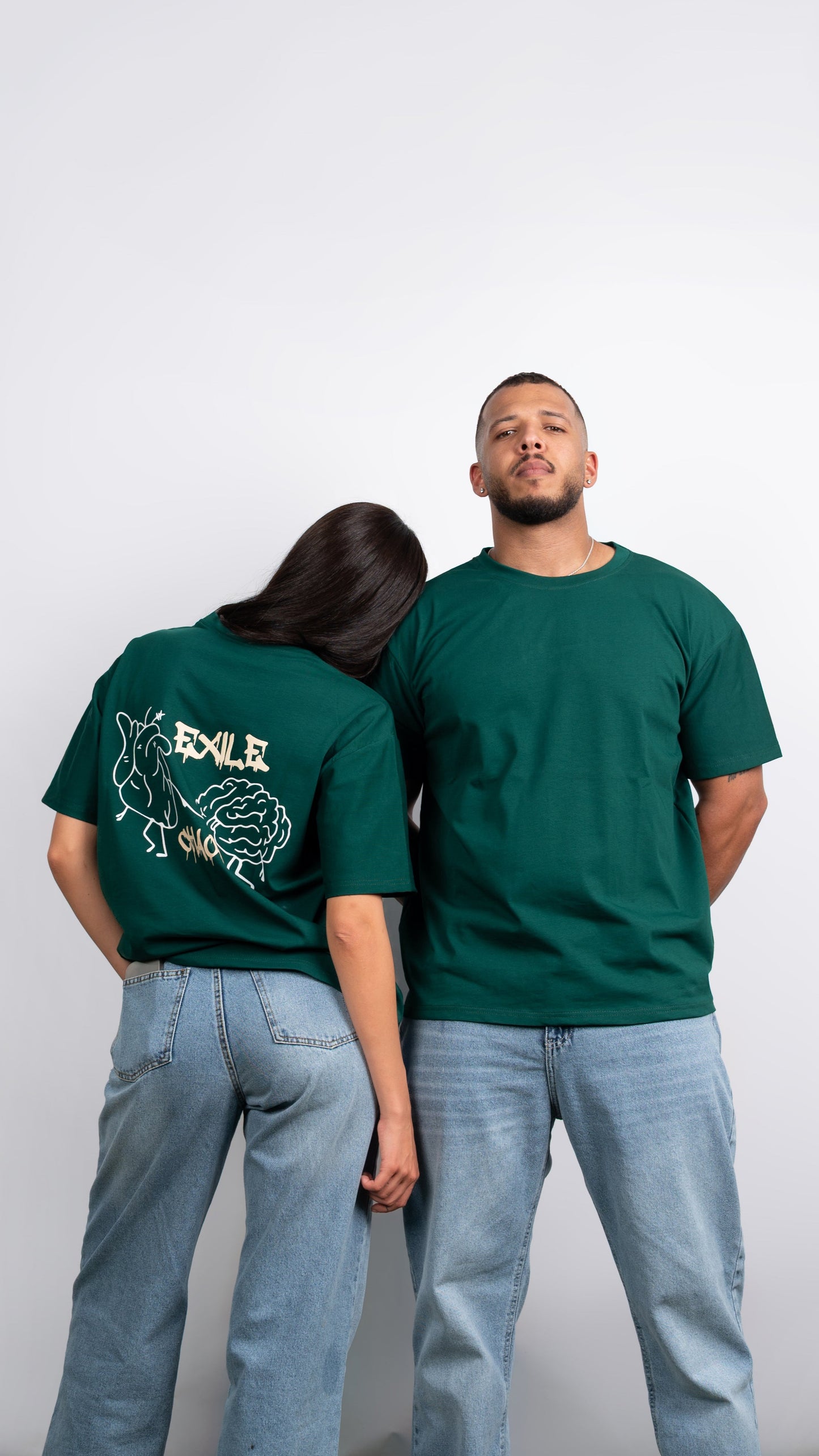 "Exile Chaos" Oversized tee