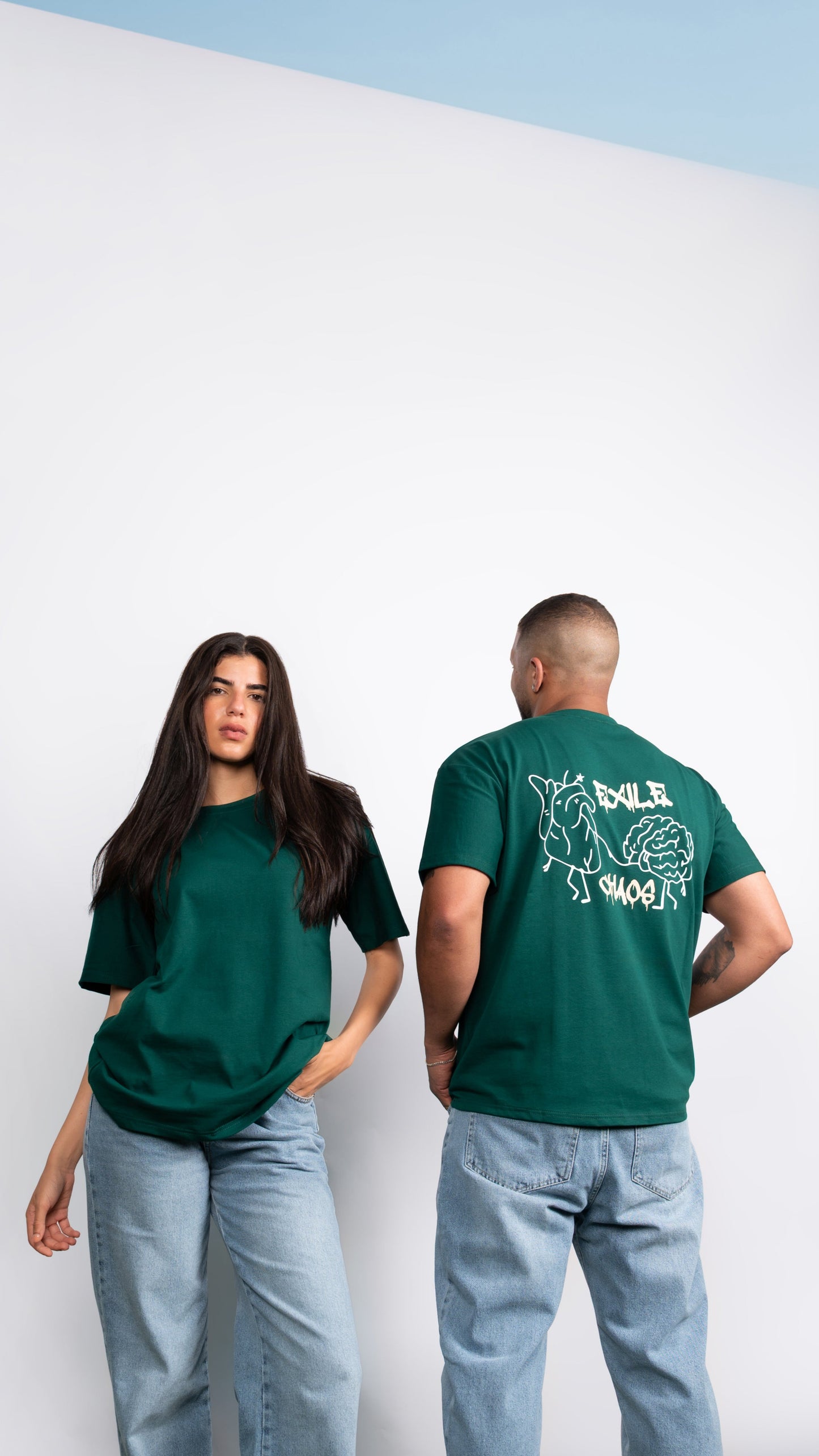"Exile Chaos" Oversized tee