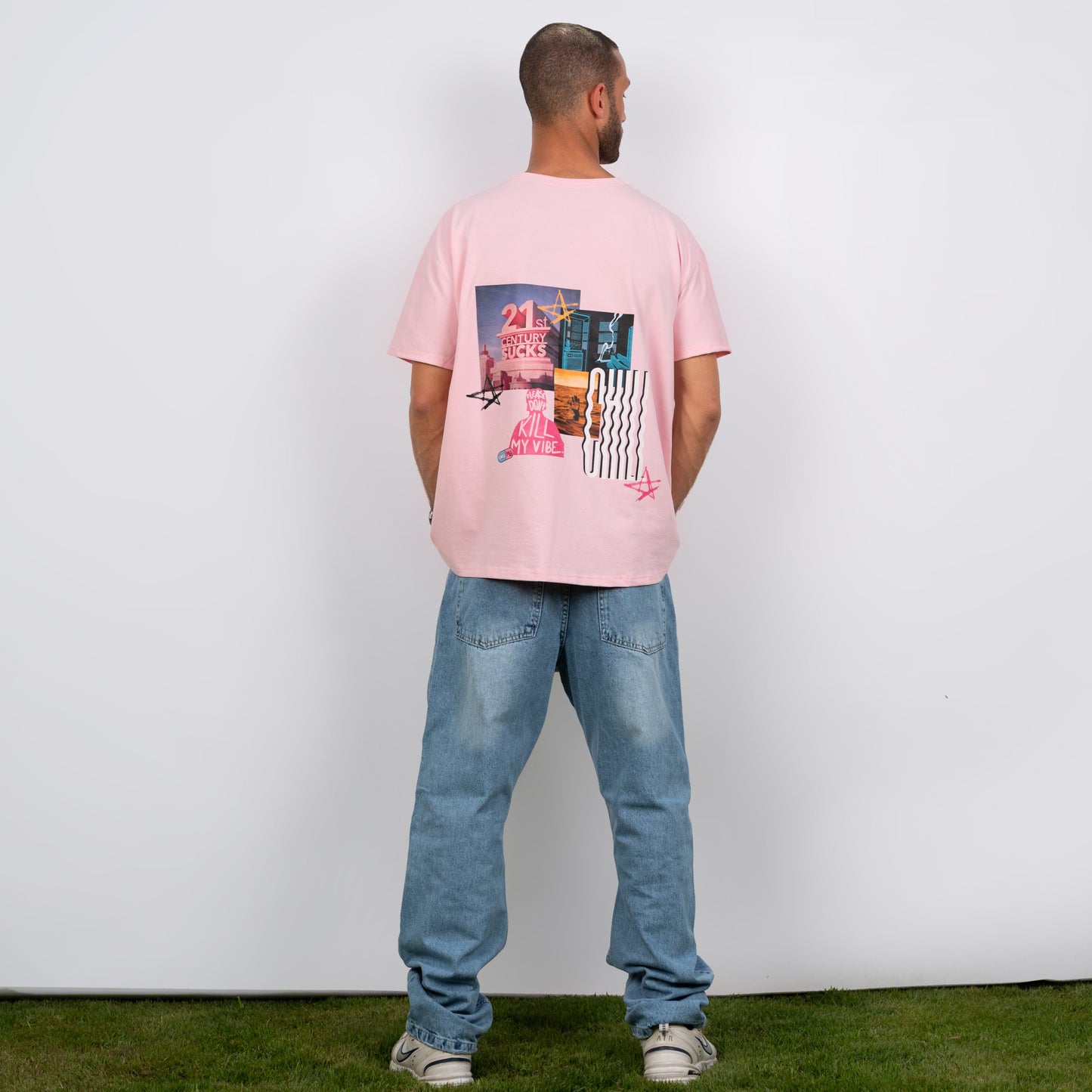 "21st Century Sucks" Oversized Tee