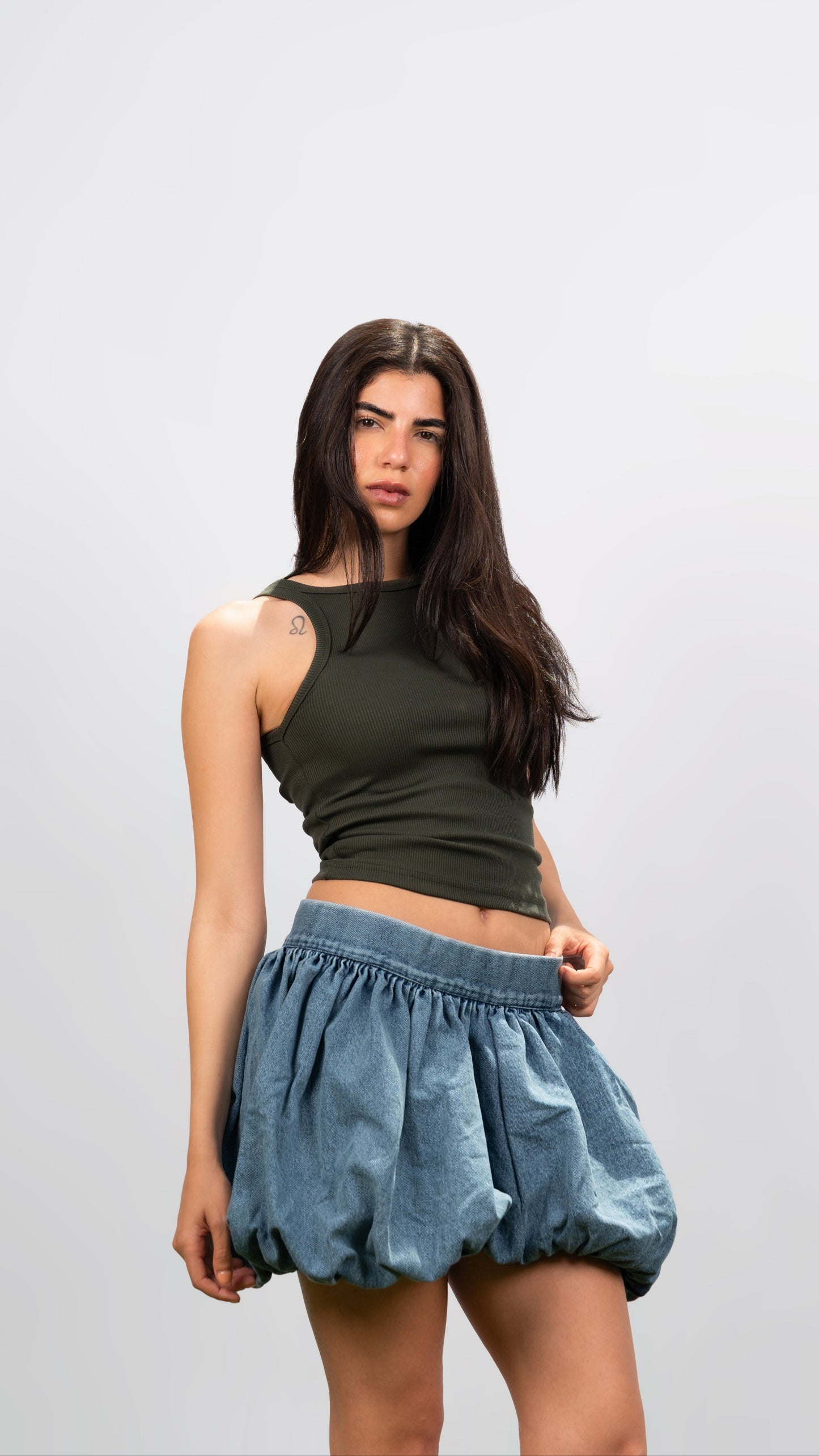 Army Tank Ripped Top