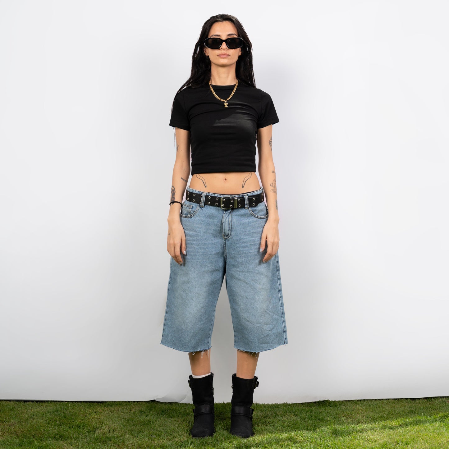 Short Sleeve Black Top