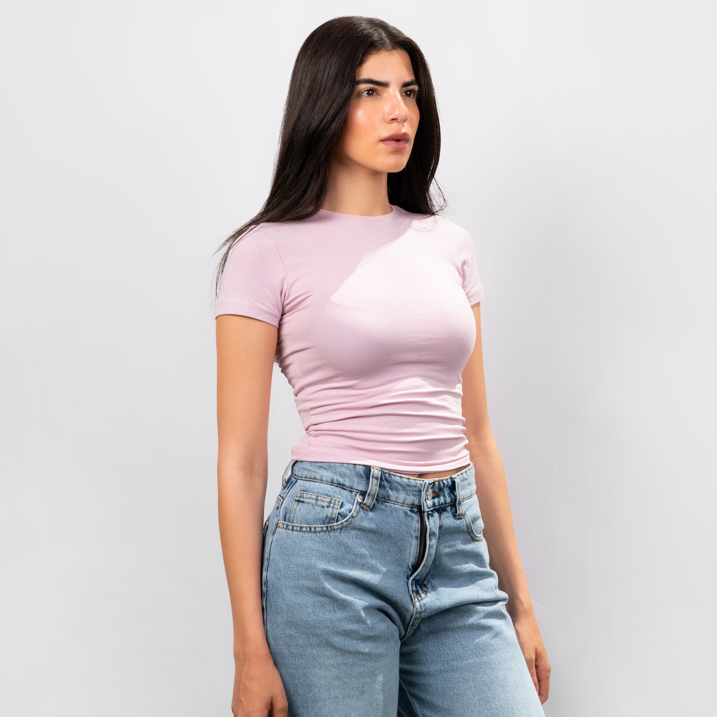 Short Sleeve Pink Top