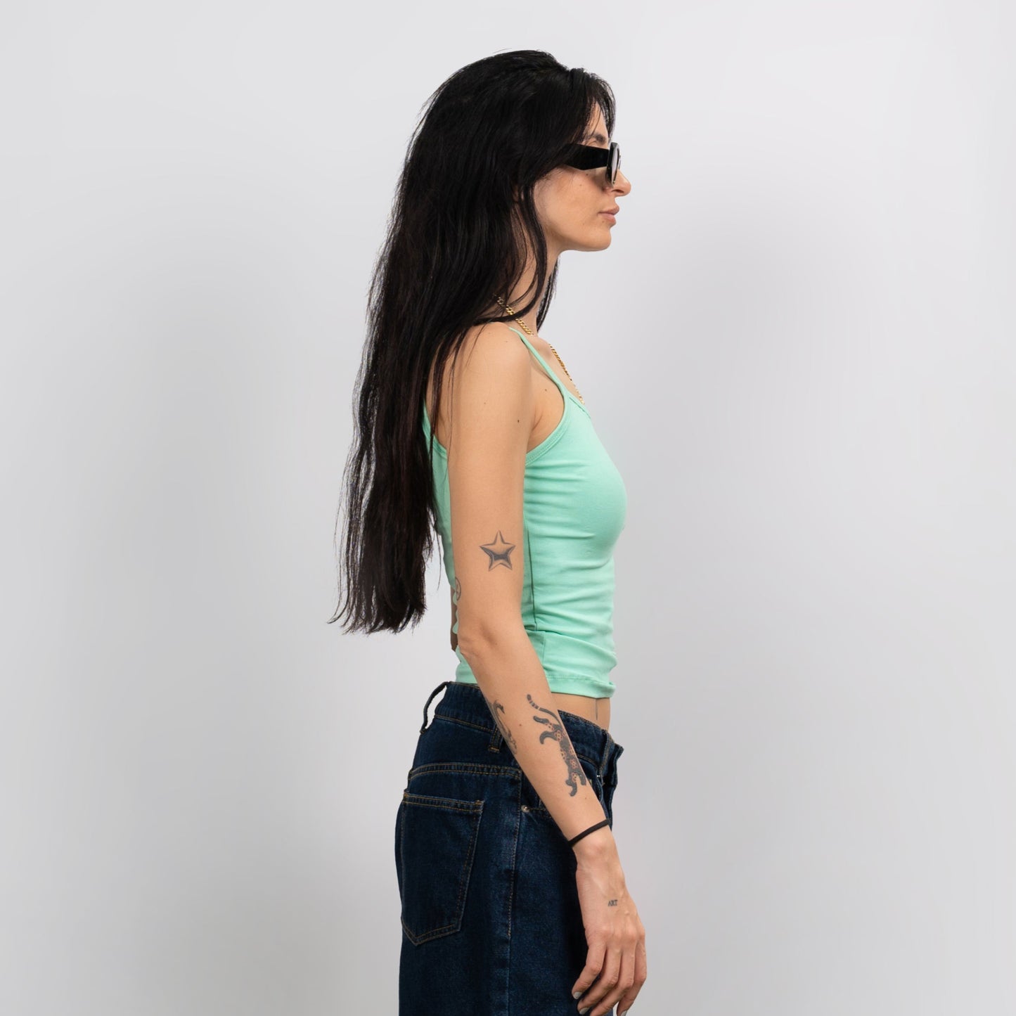 Strap Mint Top
