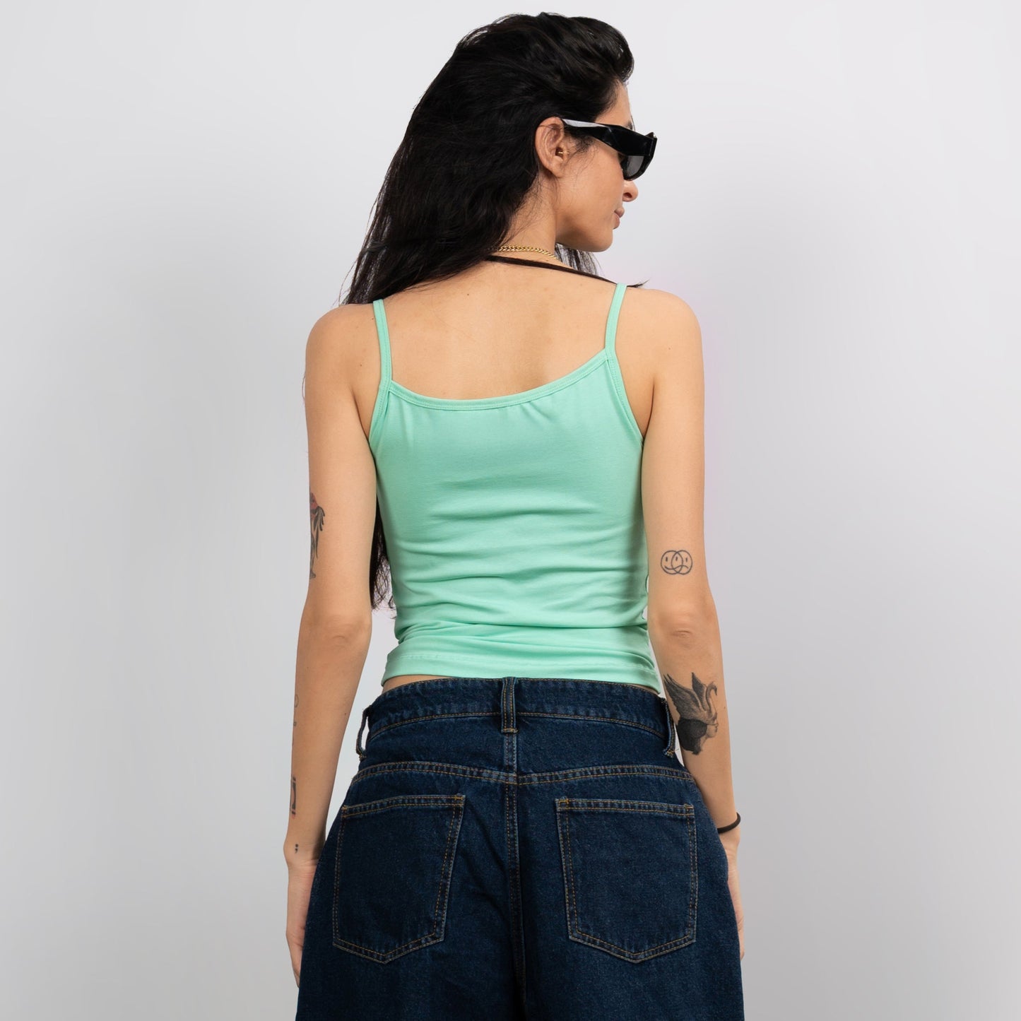 Strap Mint Top