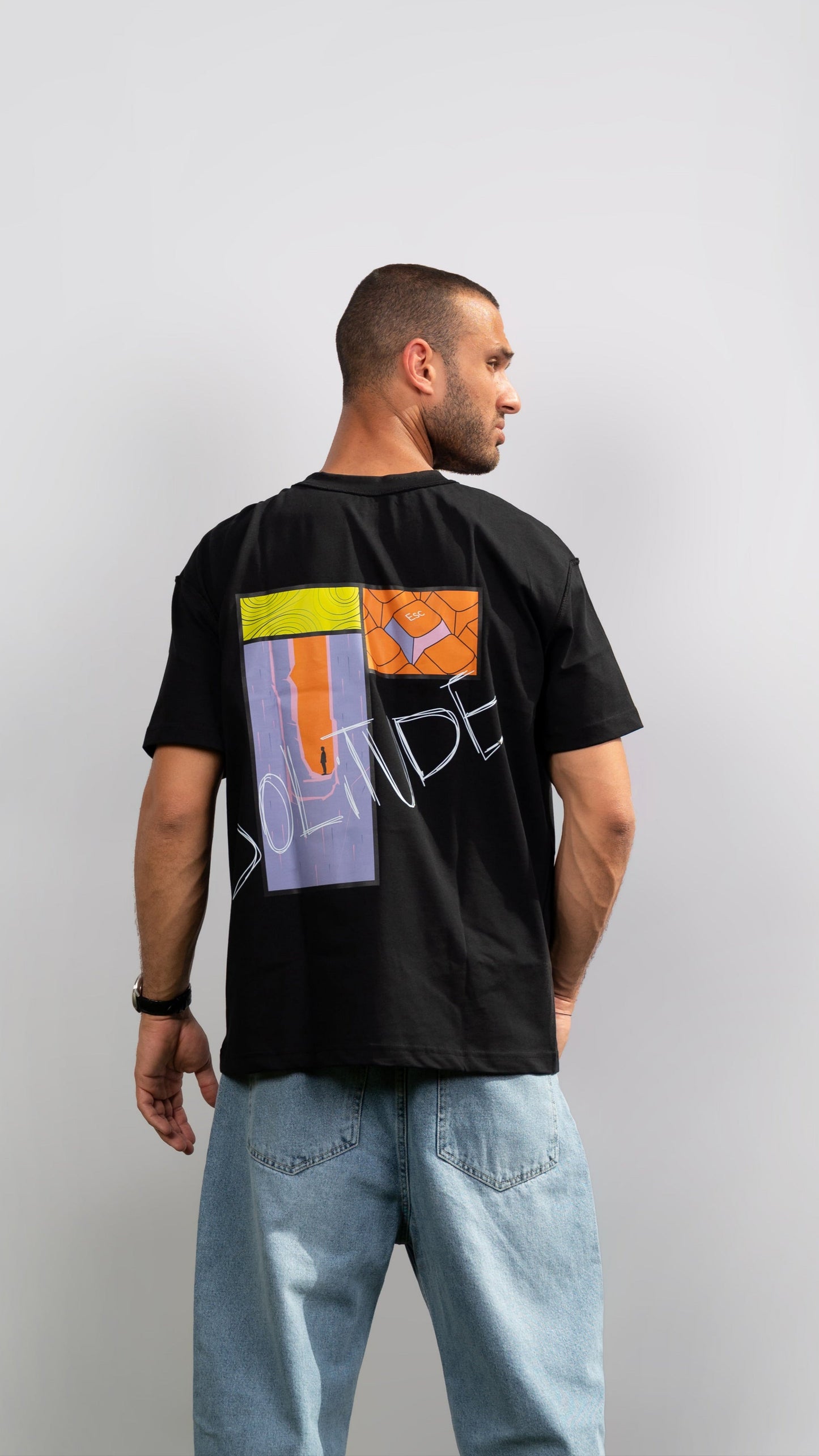 Oversized Black Solitude