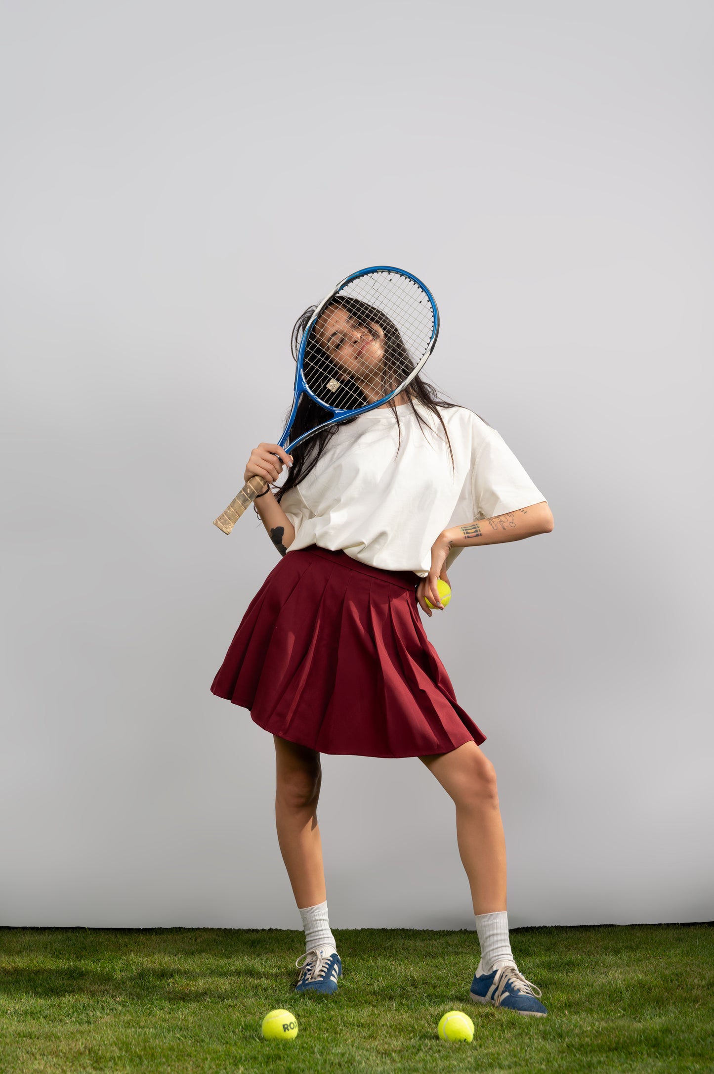 Twirl Skirt (Burgundy)
