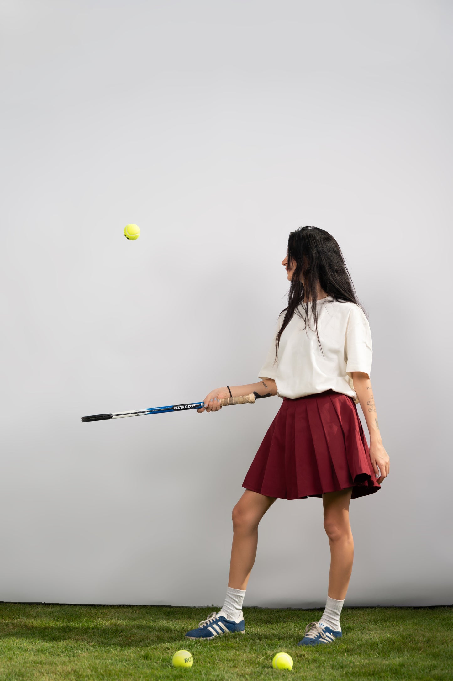 Twirl Skirt (Burgundy)