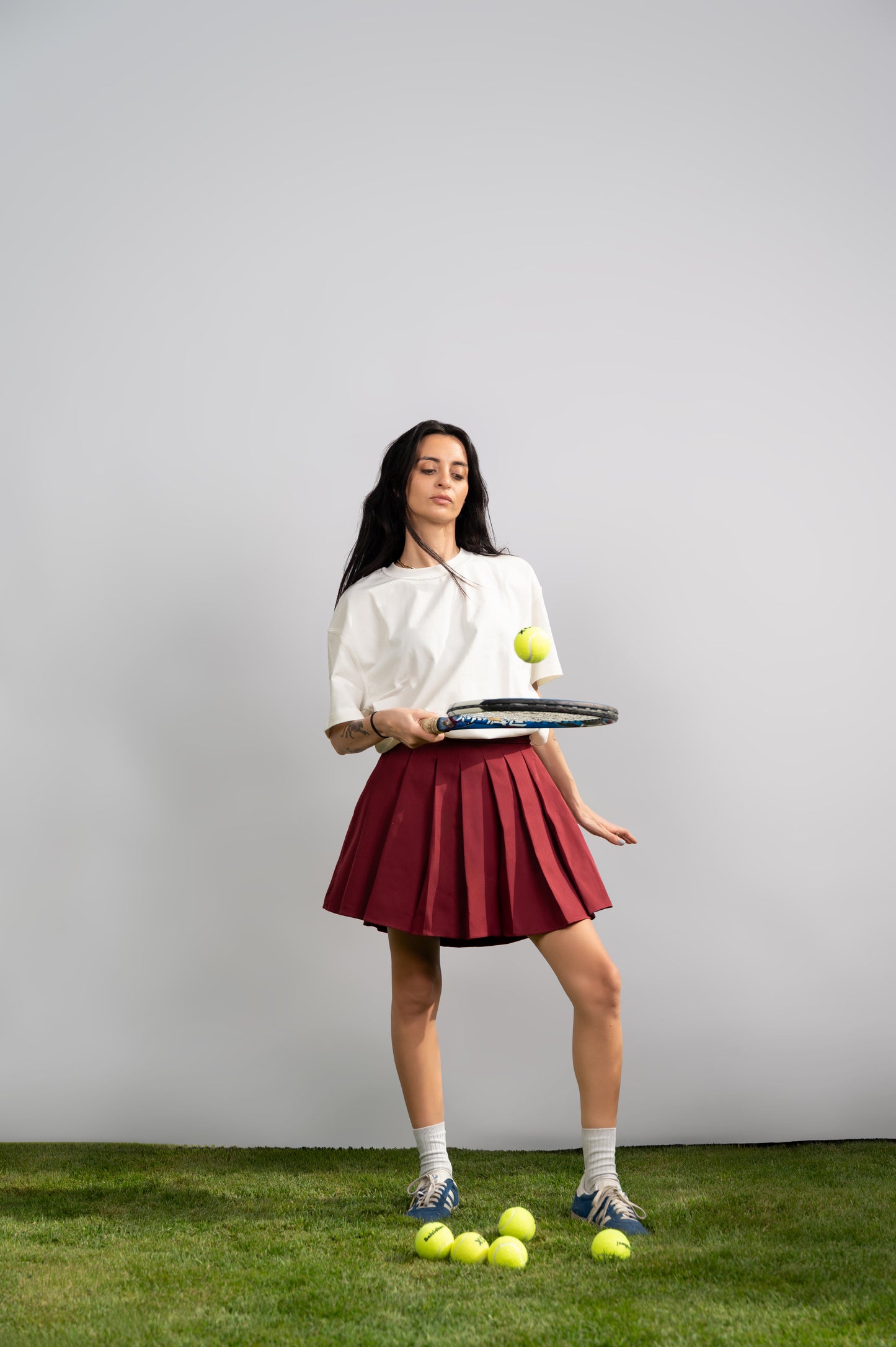 Twirl Skirt (Burgundy)