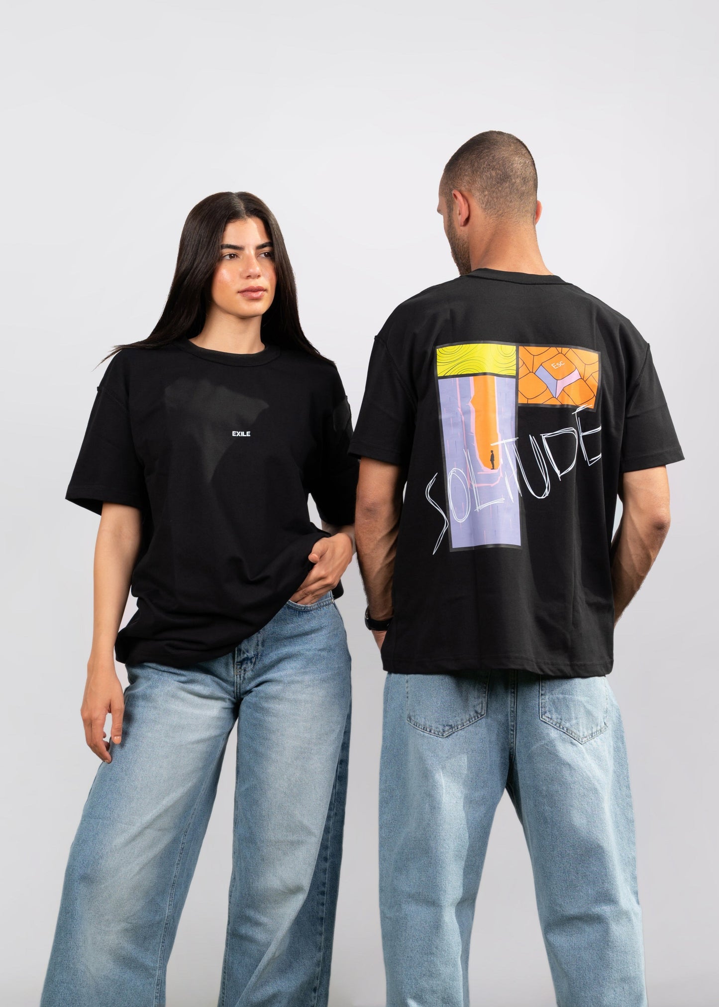 Oversized Black Solitude