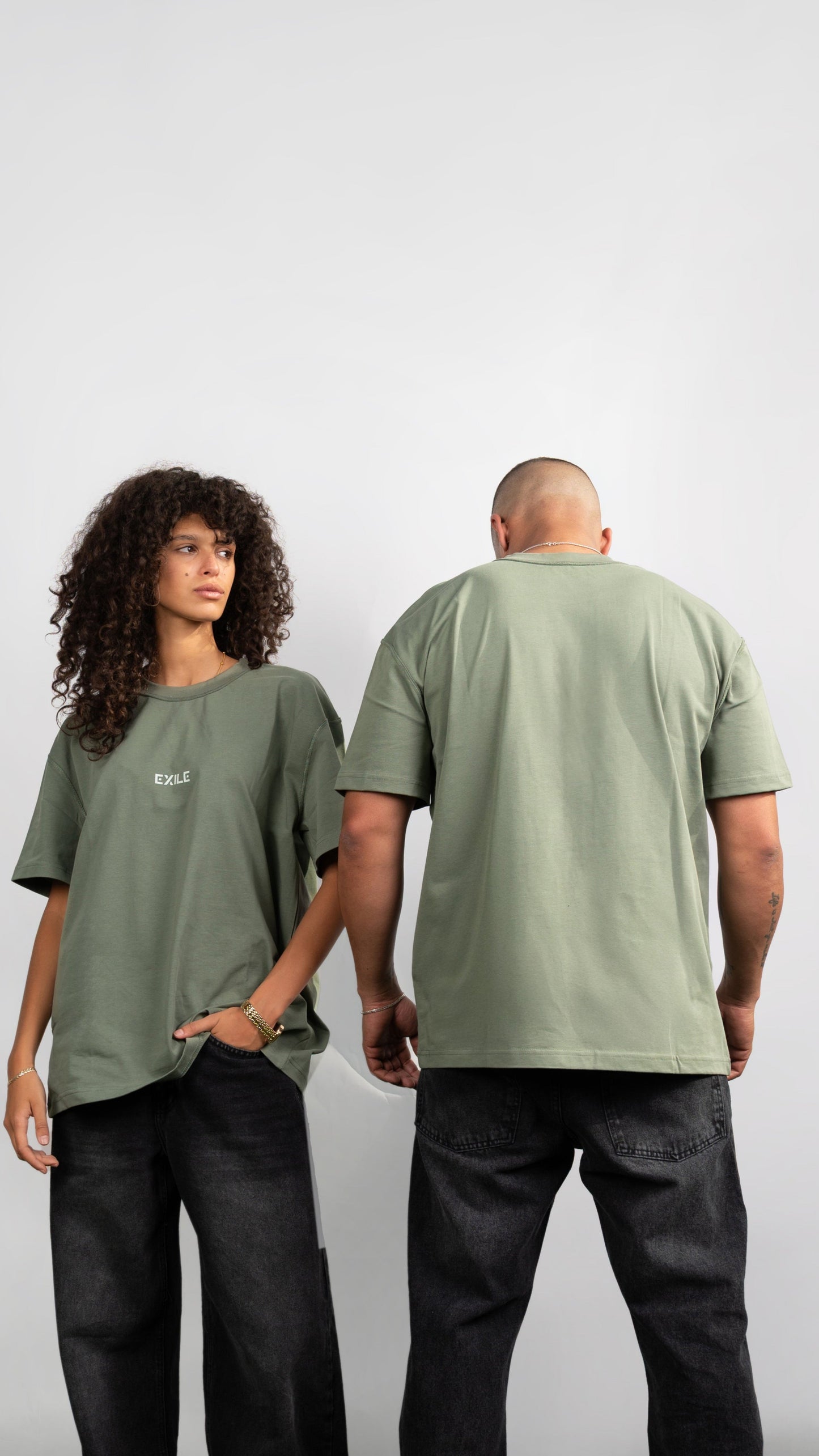 Oversized Olive tee