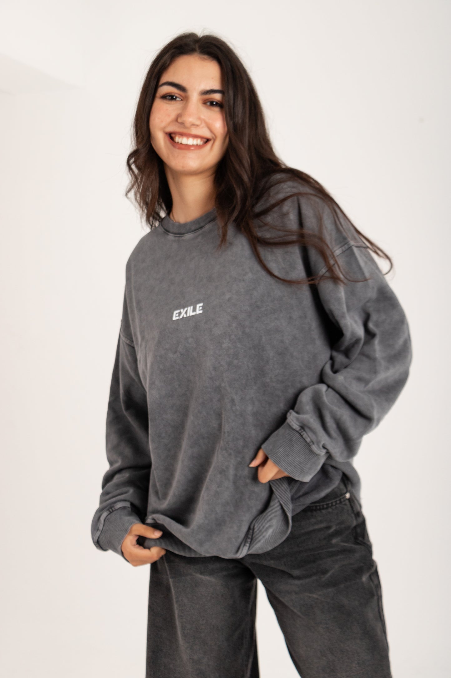 Exile Acid Washed Crewneck