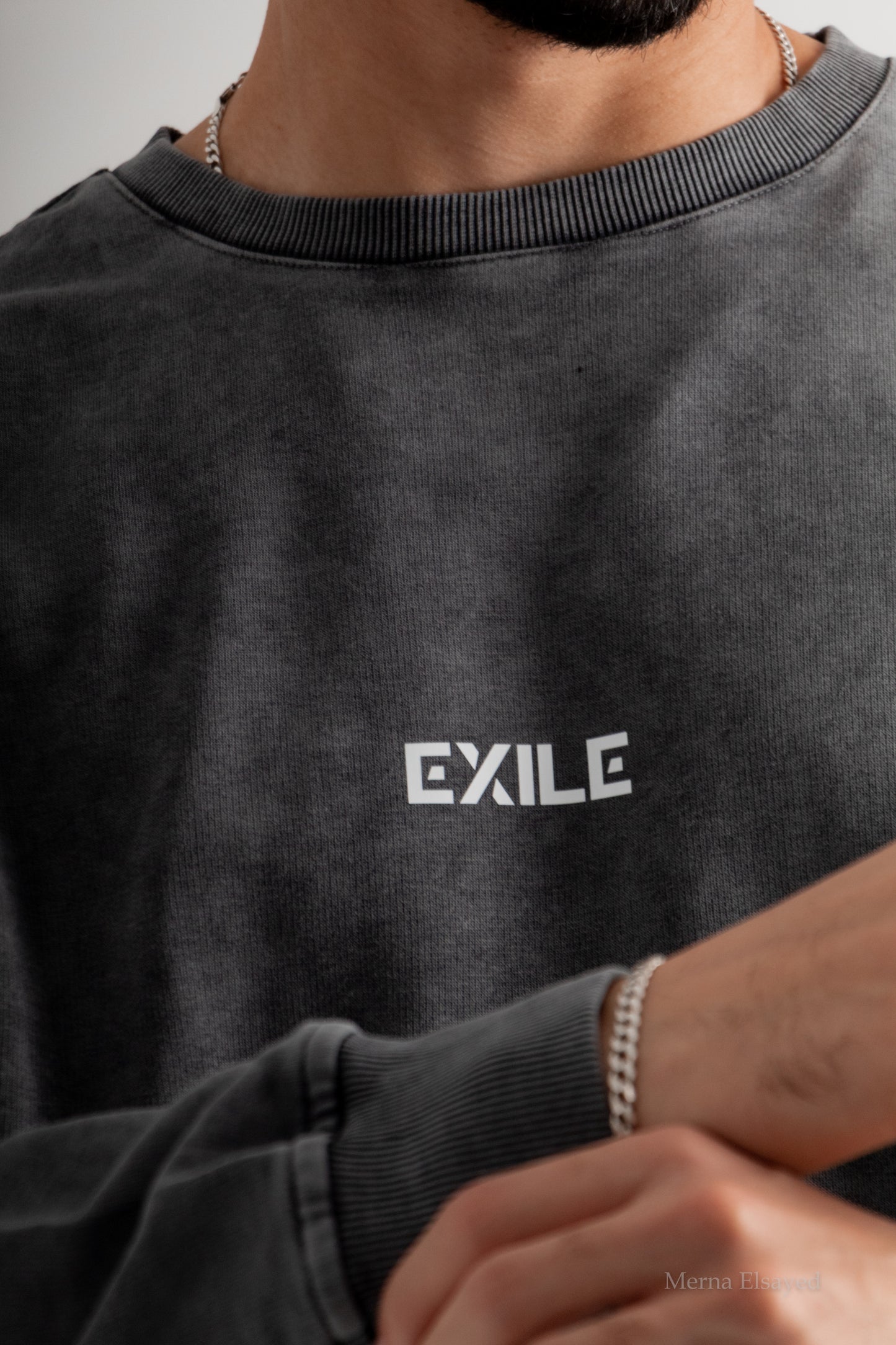 Exile Acid Washed Crewneck