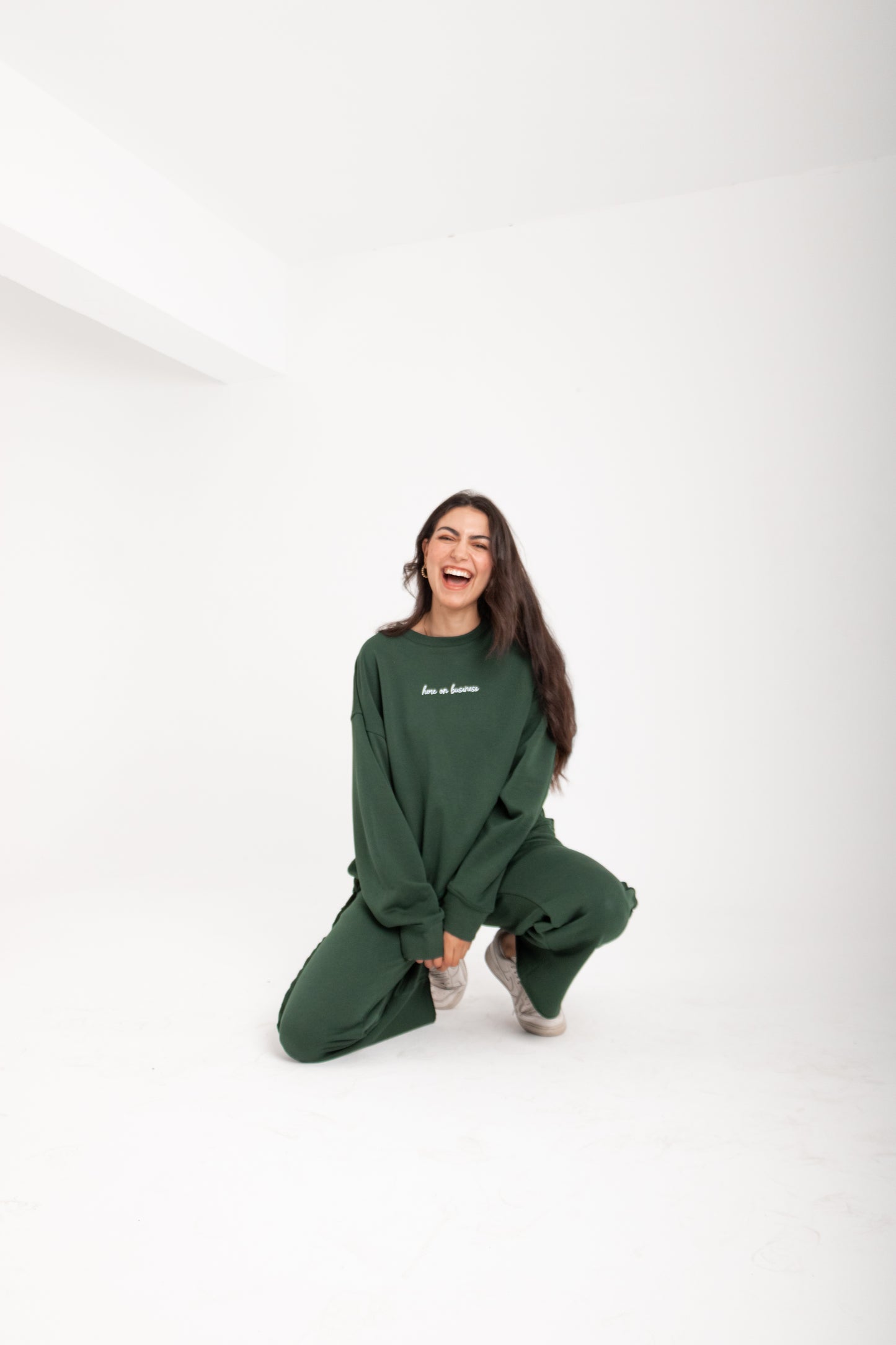 Here on Business Crewneck