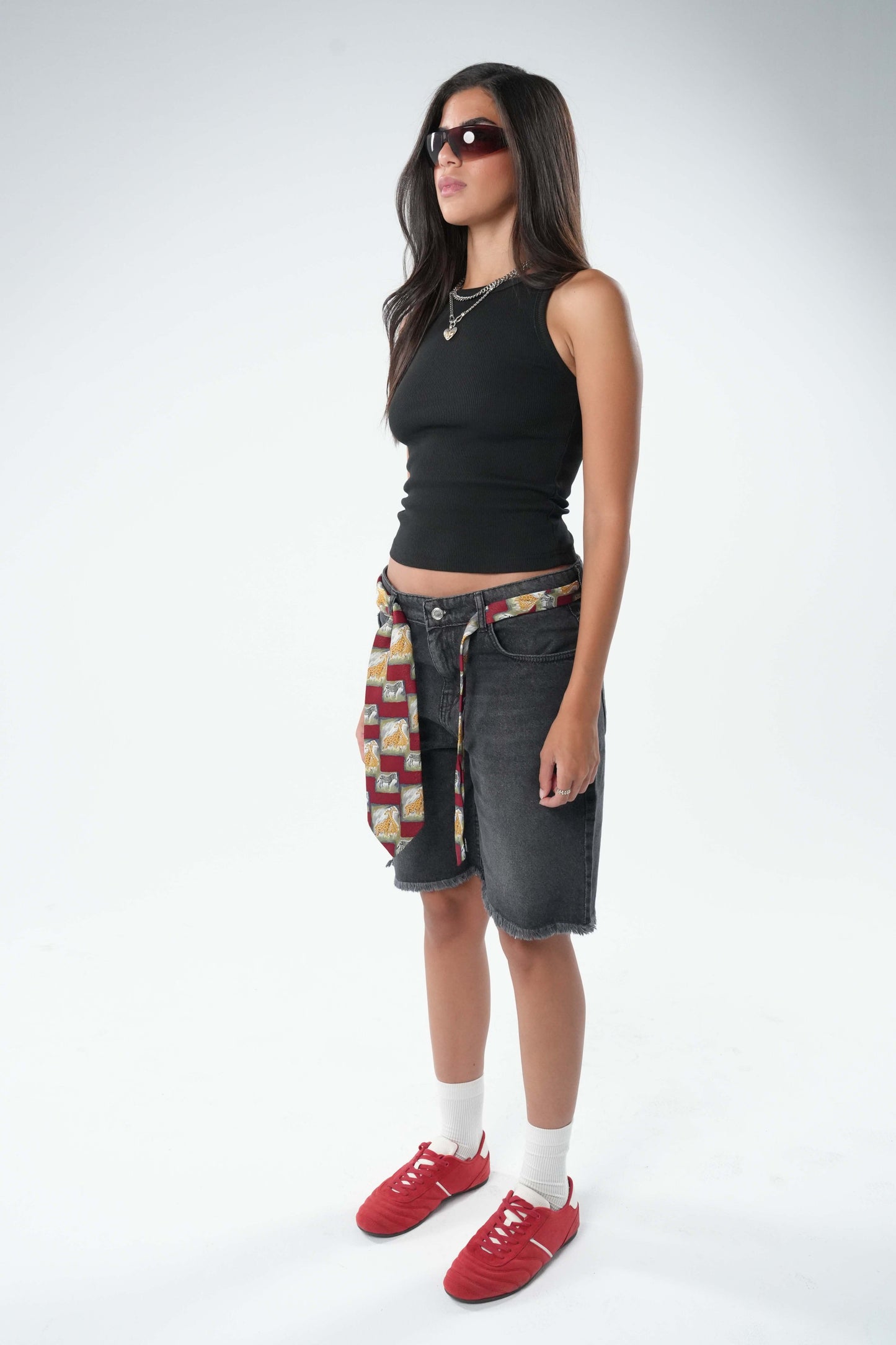 Denim Short - Black