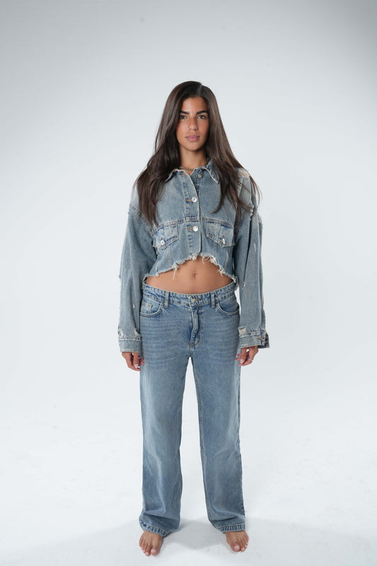 Low Waist Denim - Light Denim
