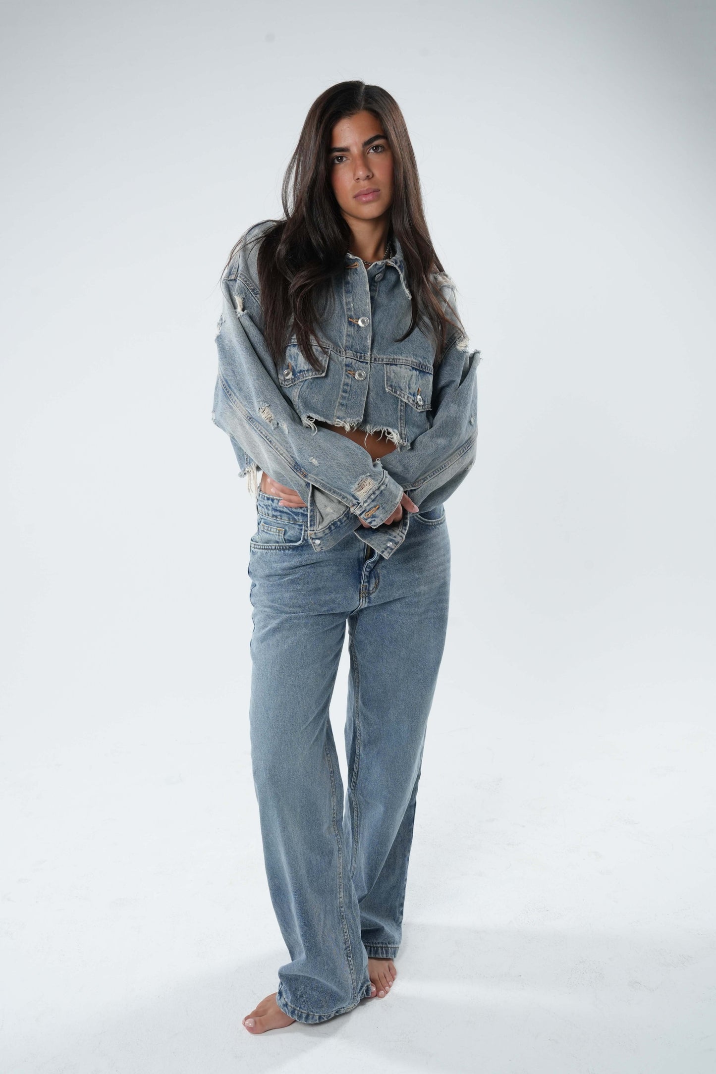 Low Waist Denim - Light Denim