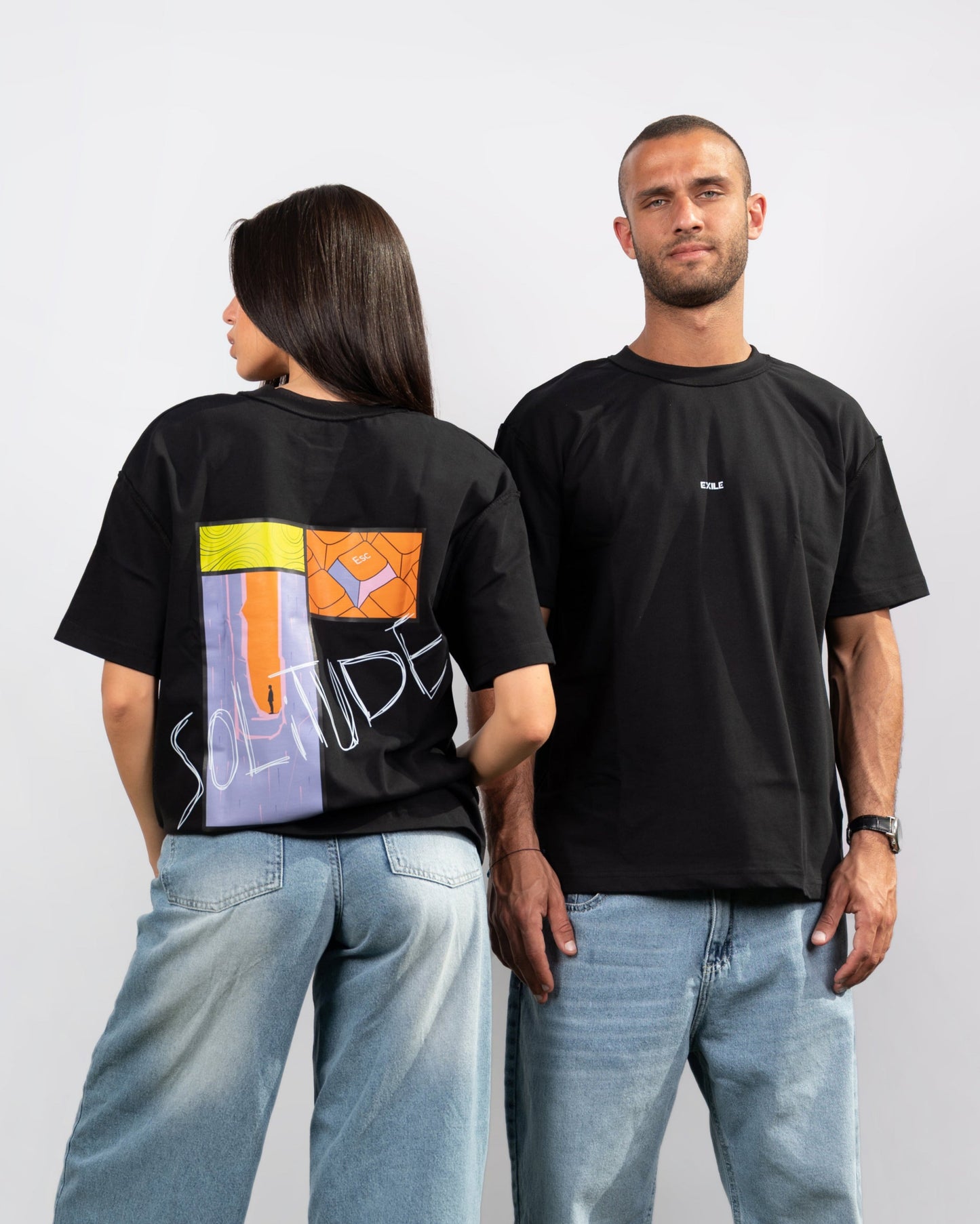 Oversized Black Solitude
