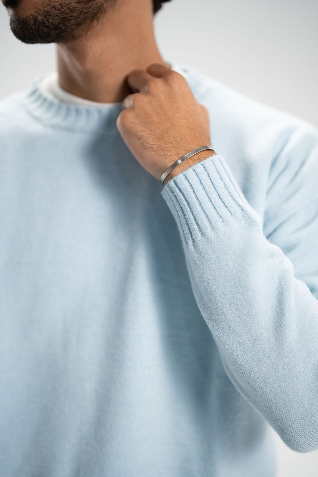 Knit Pullover – Baby Blue