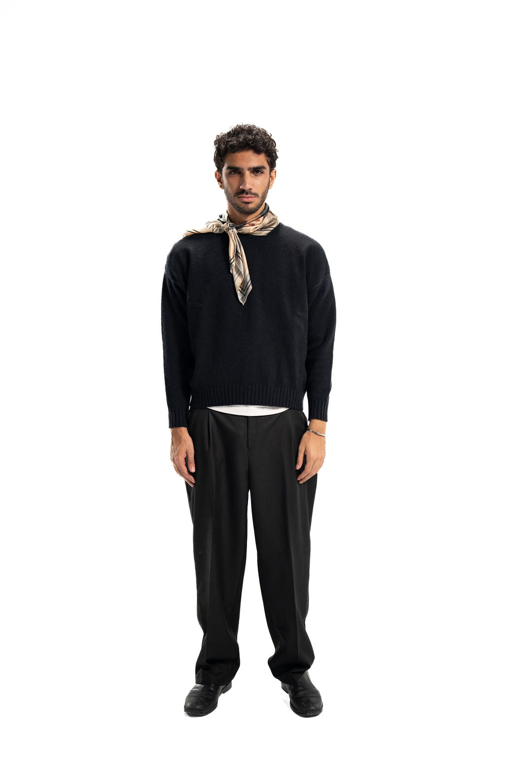 Pleated Pants – Black