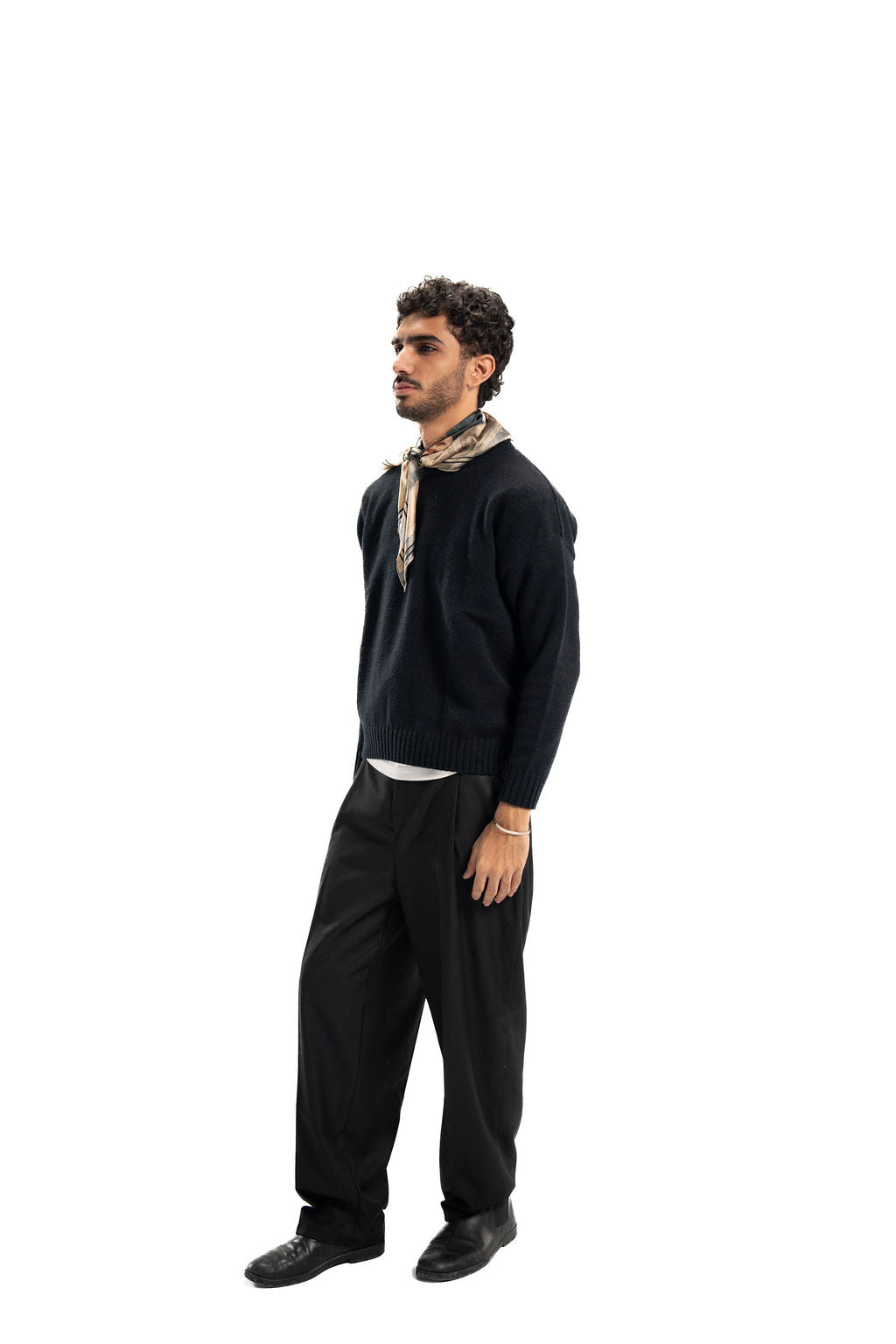 Pleated Pants – Black