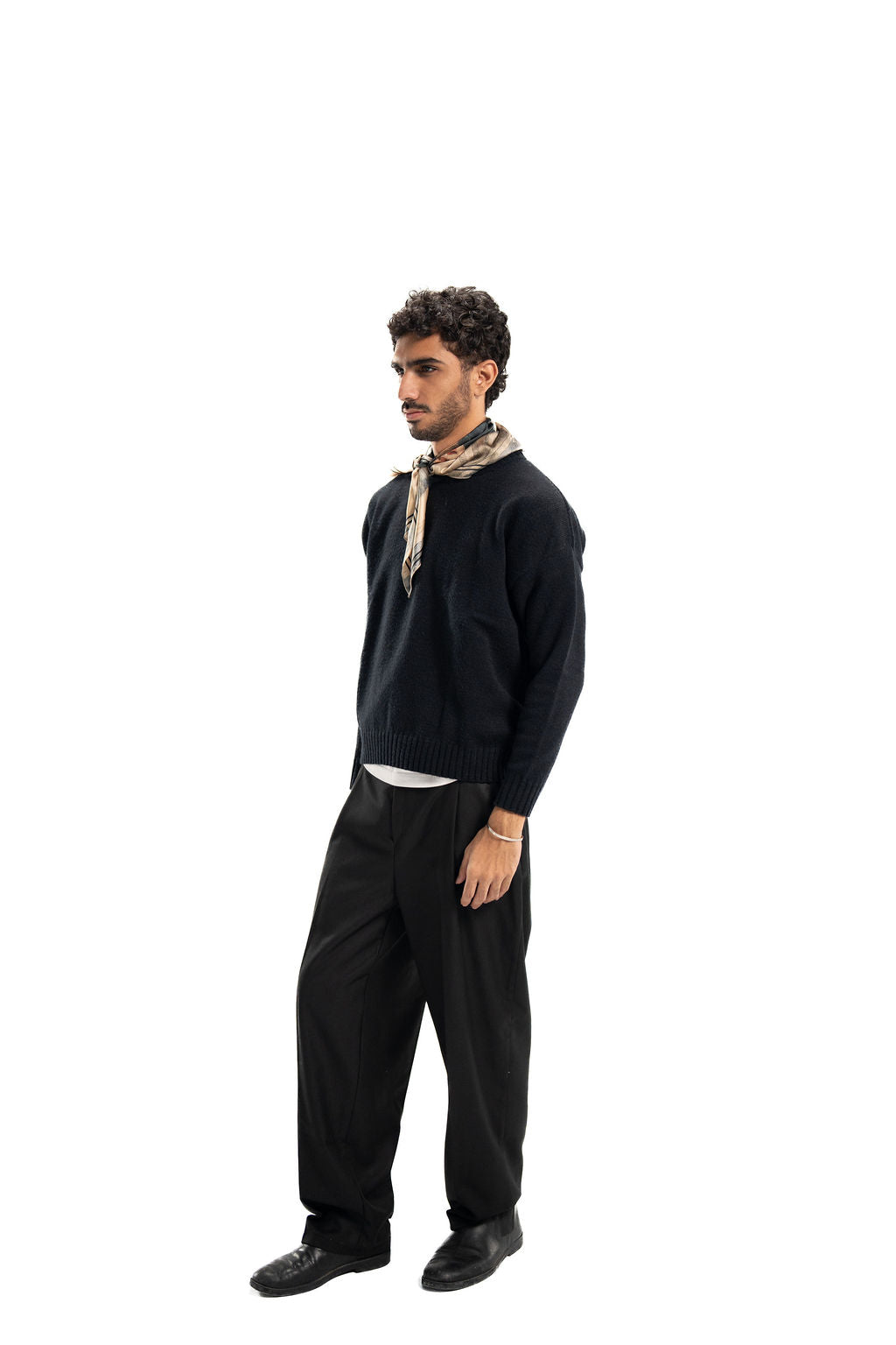 Pleated Pants – Black