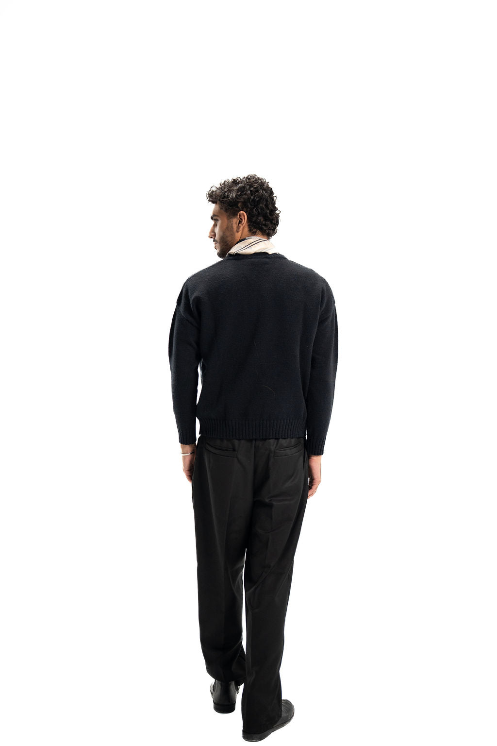 Pleated Pants – Black