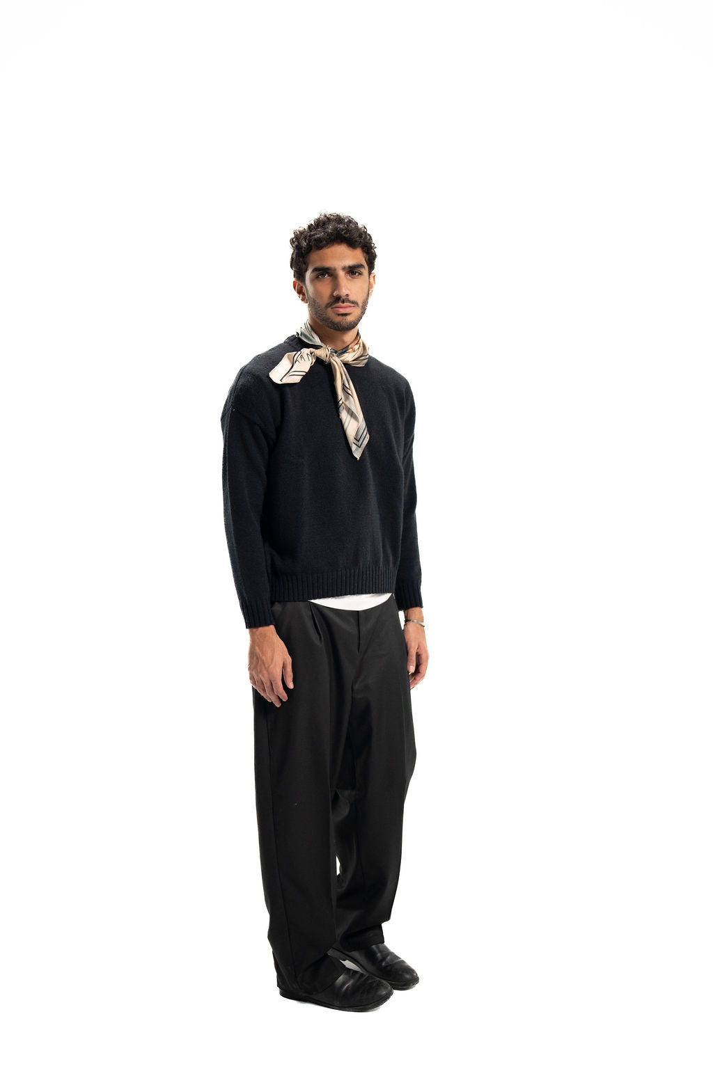 Pleated Pants – Black