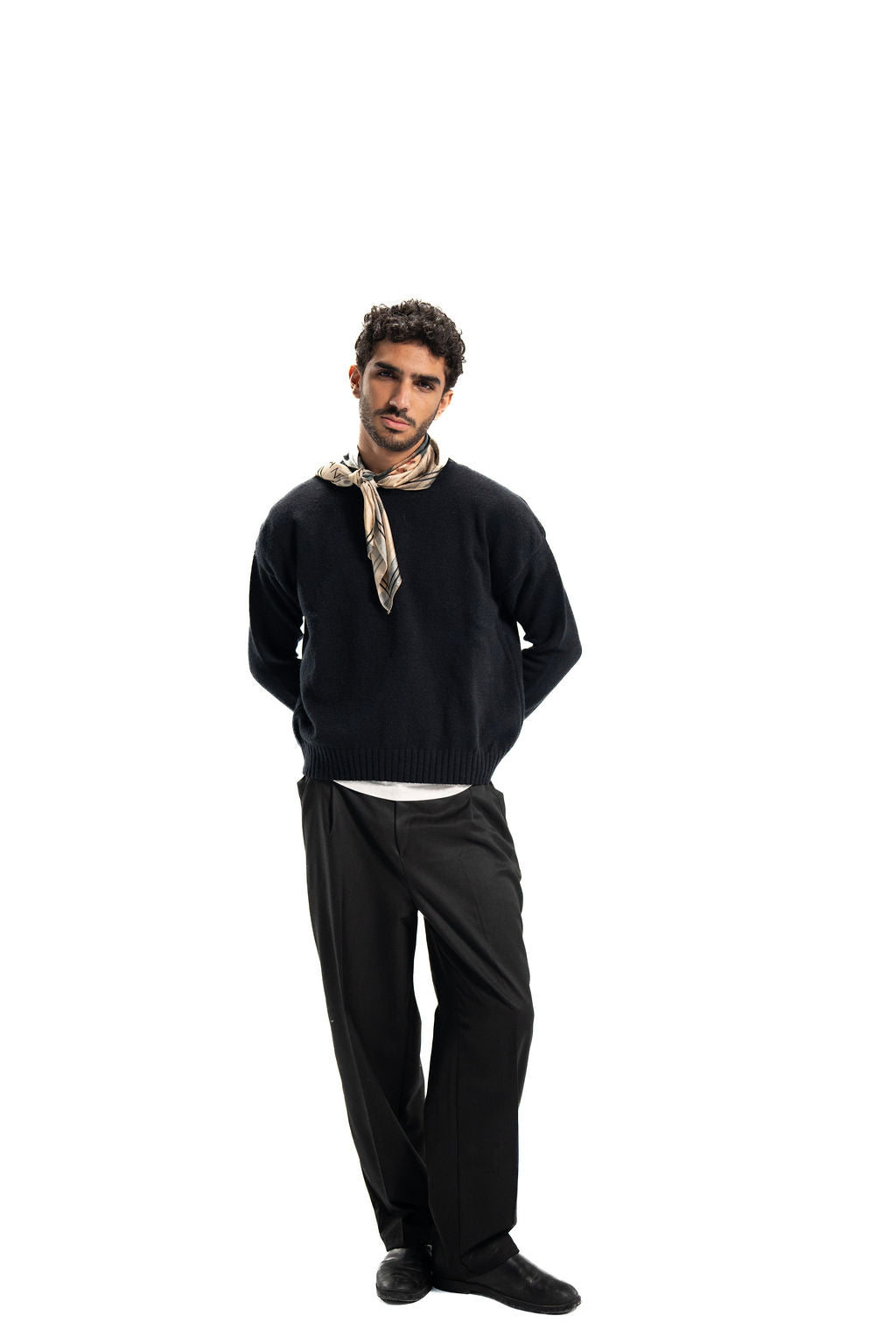 Pleated Pants – Black