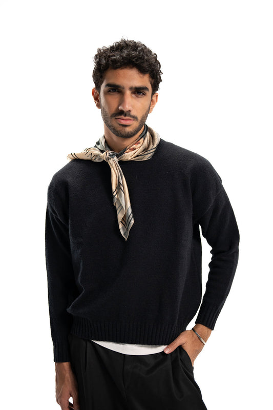 Knit Pullover – Black