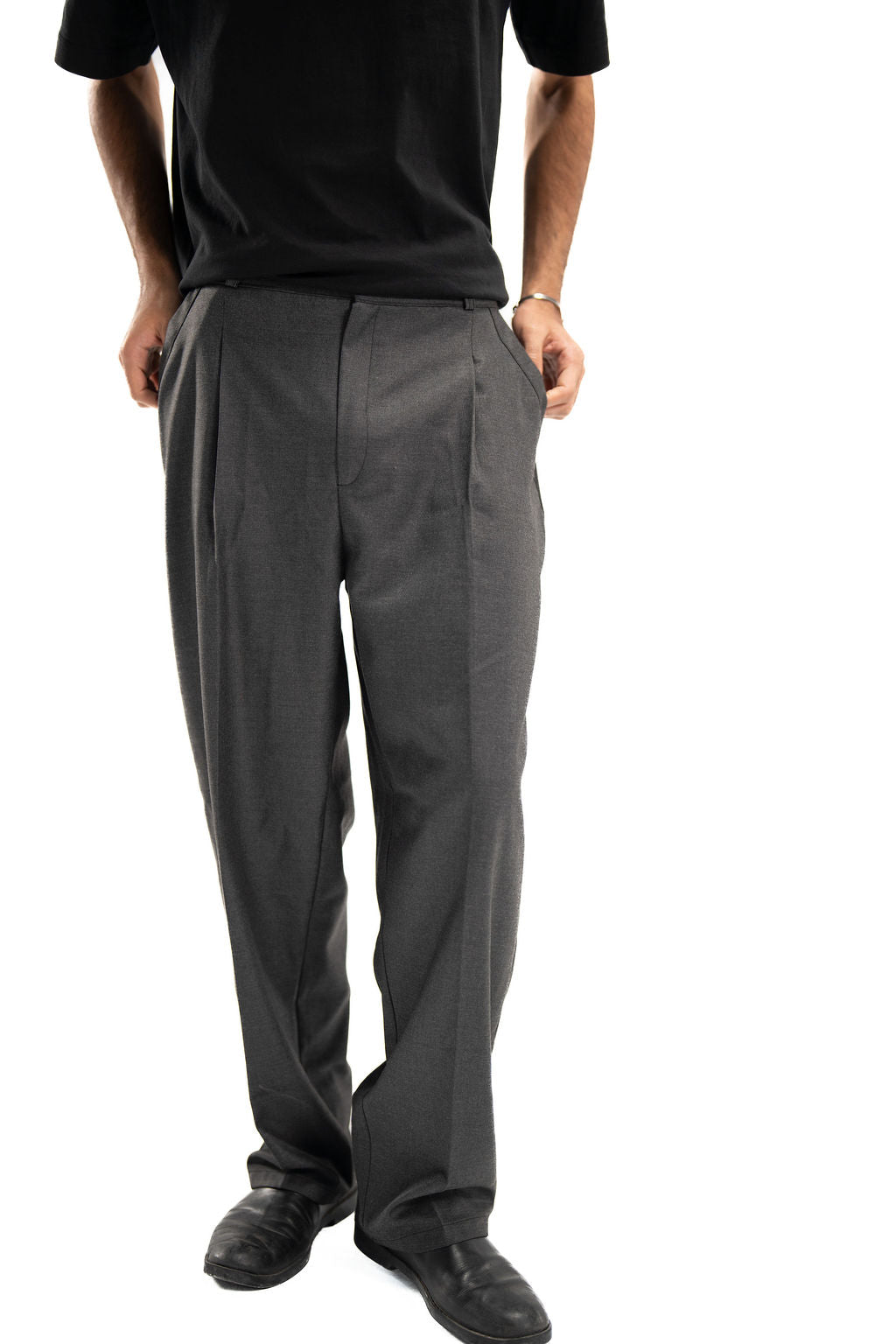 Pleated Pants – Ash