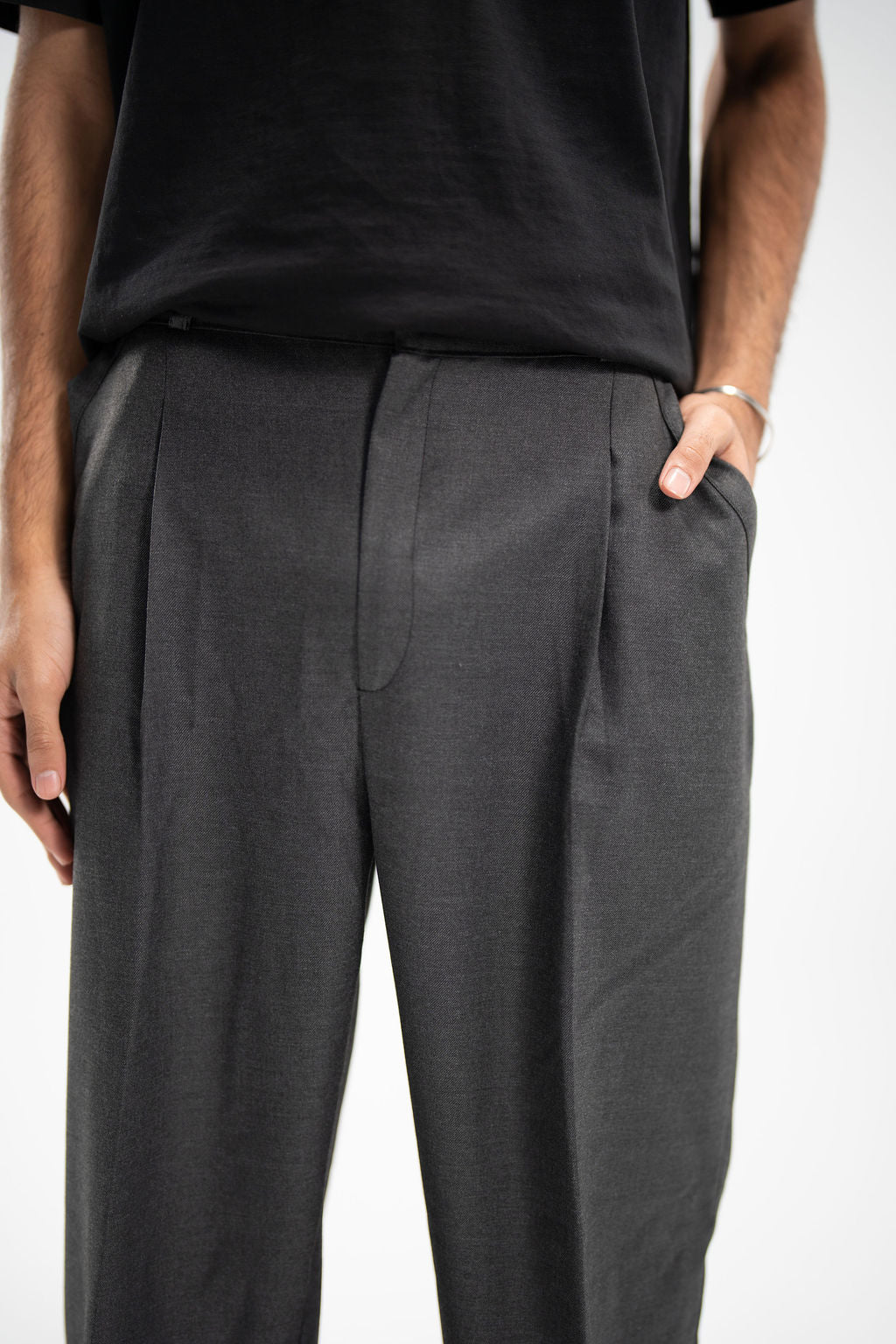Pleated Pants – Ash