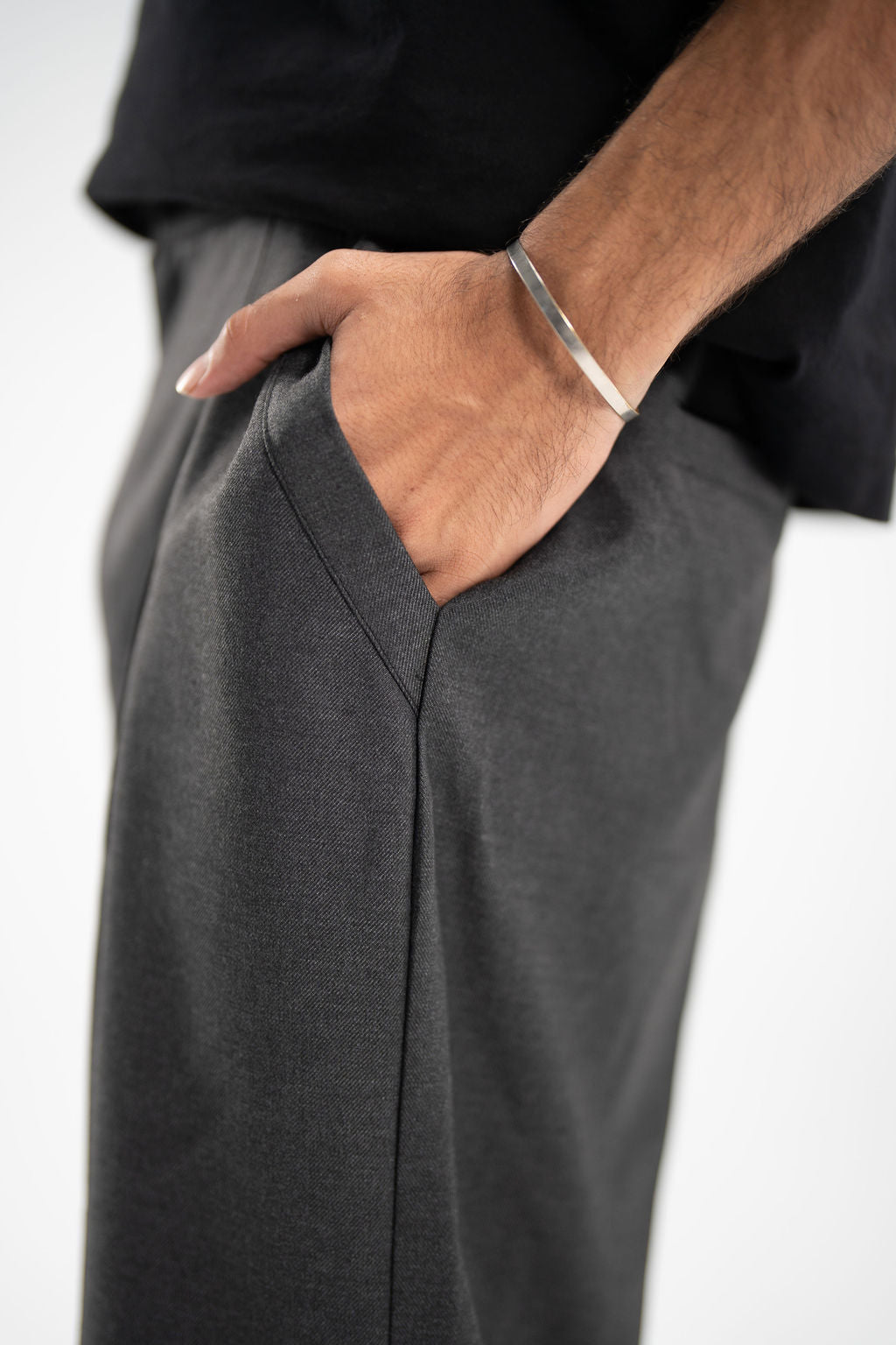 Pleated Pants – Ash